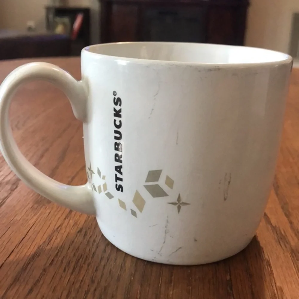 Starbucks Shared Moments 2013 Holiday Collection Christmas Mug Coffee Used cond